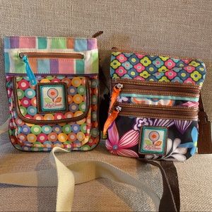 2 Lily Bloom crossbody bags
